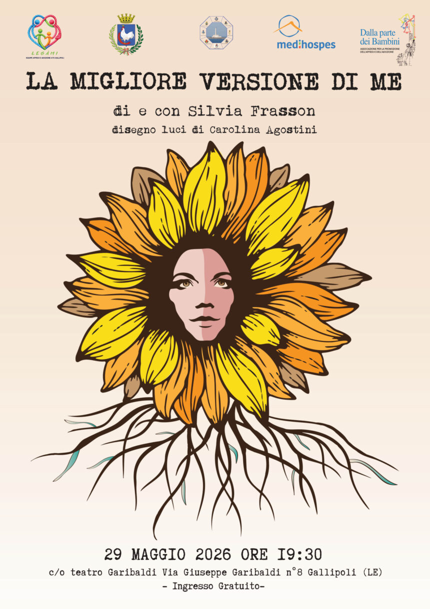 Spettacolo teatrale intitolato “La migliore versione di me”
